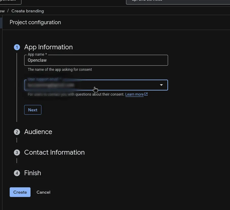 Configure OAuth branding